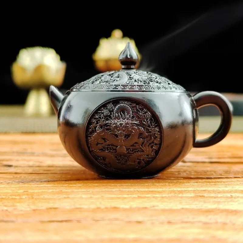 Buddhist Utensils Incense Burner Lotus Incense Censer Archaic Copper Alloy Sandalwood House Furnishings Home Office Decoration Peaceful Pleasures Health and Wellness