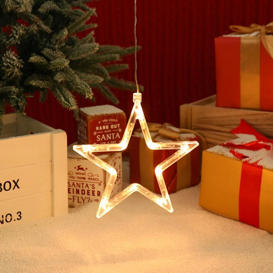 Christmas LED Snowflake Window Light | Suction Cup Xmas Decor Christmas Window Light Oasis Select Style1
