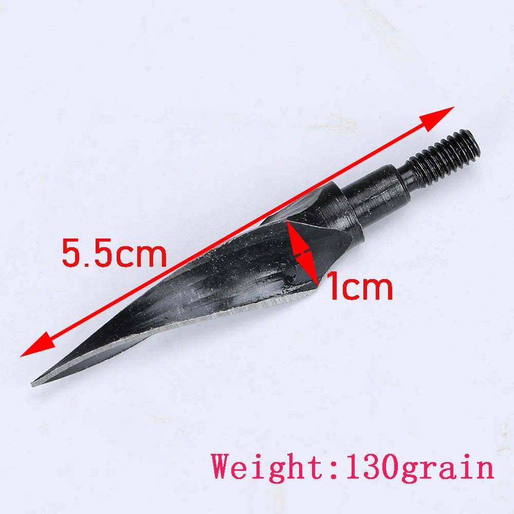 Carbon Steel Arrowheads Archery Broadheads Hunting Arrow Heads Tips