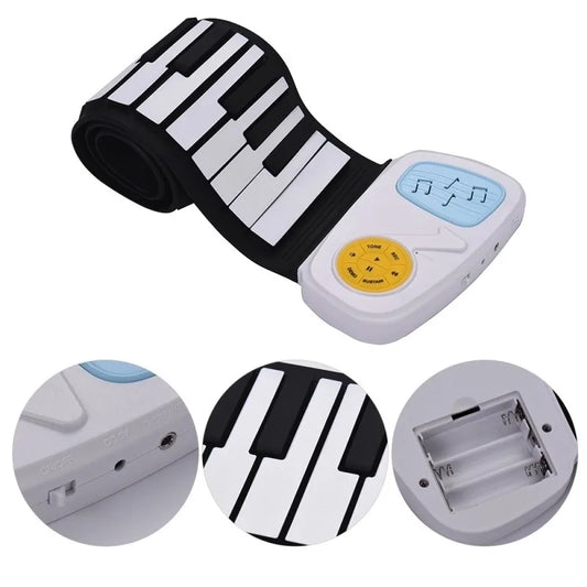 Colorful Flexible Piano Kids Electronic Keyboard Organ Enlightenment Peaceful Pleasures Health and Wellness