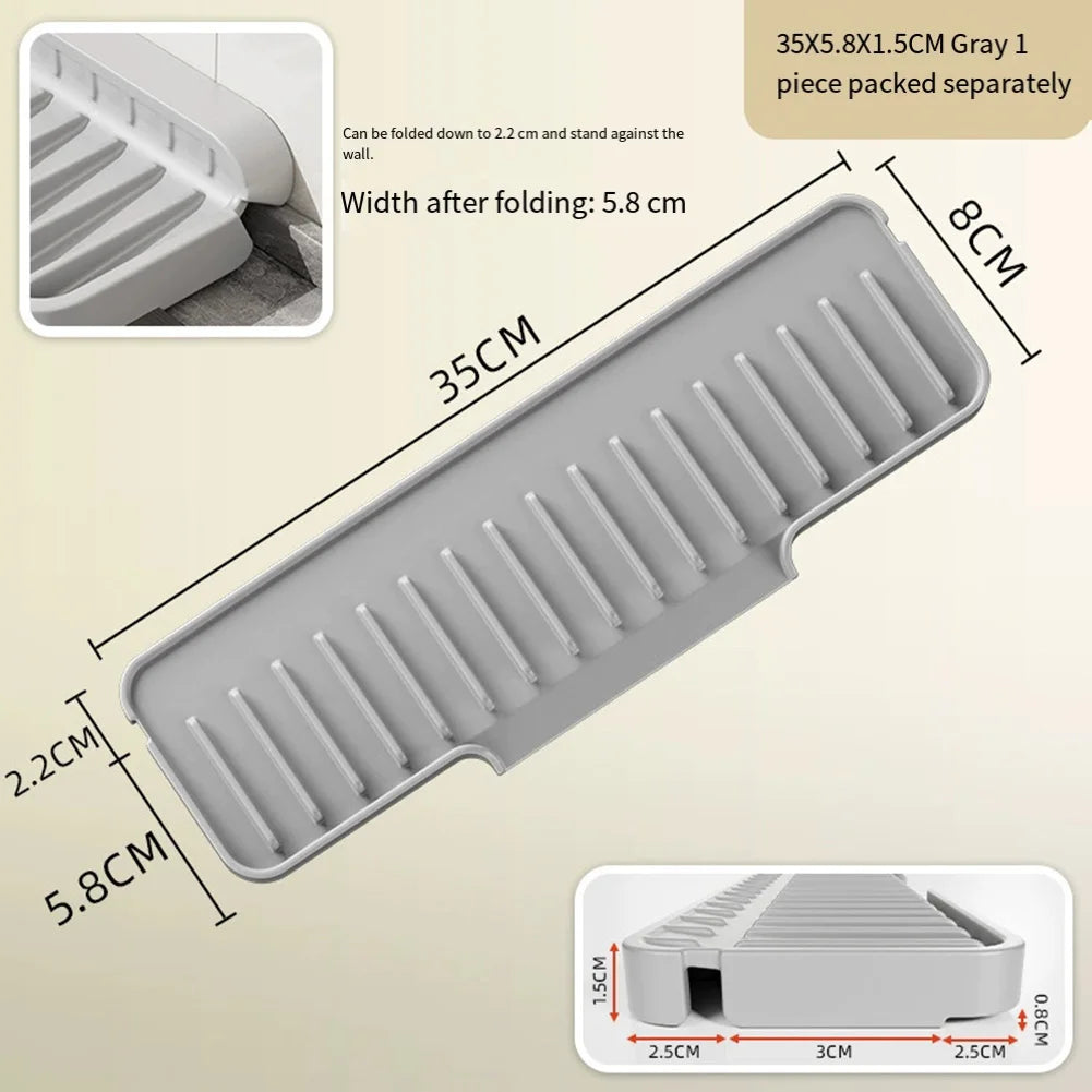 Silicone Kitchen Sink Splash Guard & Drainage Mat