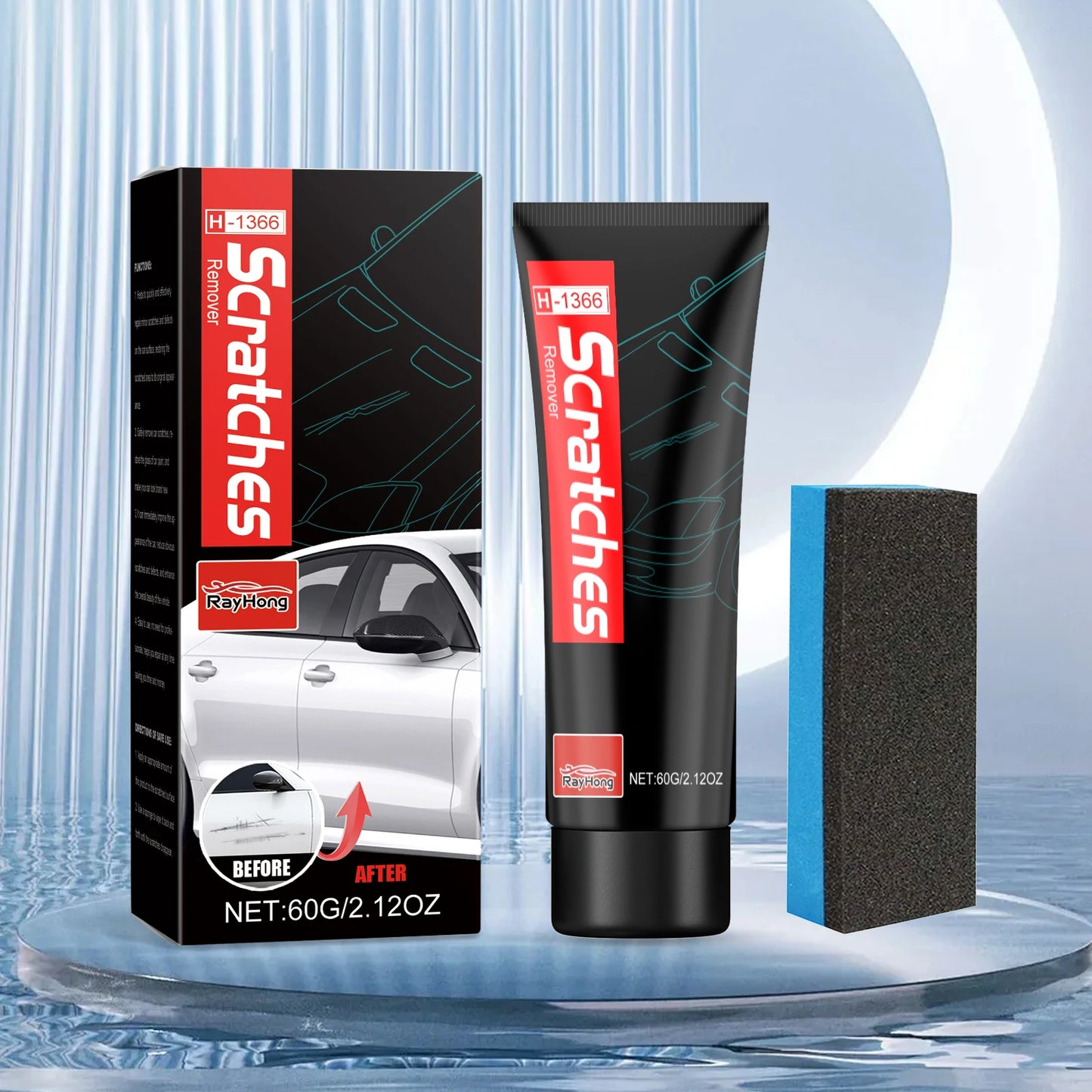 Car Scratch Remover Paste Instant Erase Car Scratches Car Scratch Remover For Deep Scratches Car Scratch Remover For Scuffs Peaceful Pleasures Health and Wellness