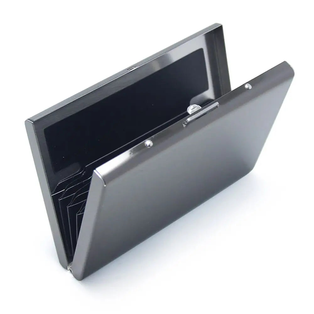 RFID Blocking Card Holder – Slim Metal Business Card Case