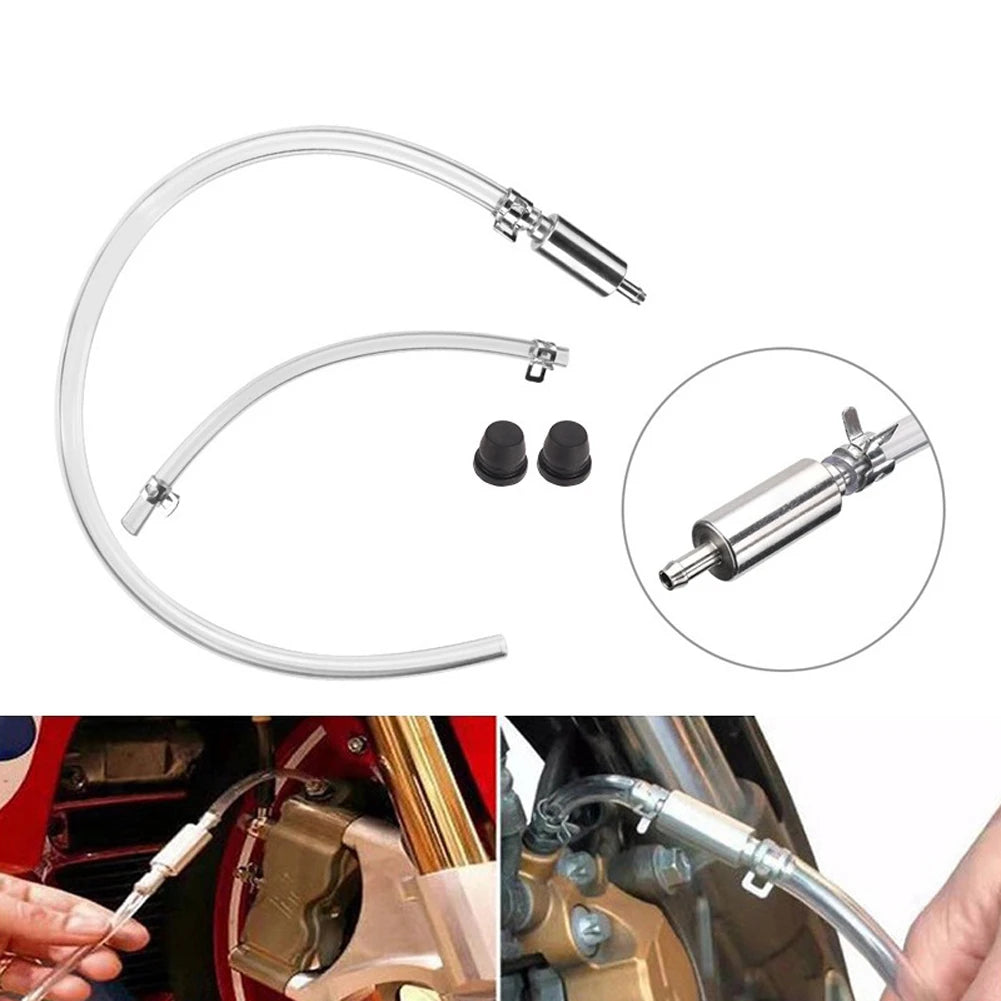 Effortless Brake Bleeder Leak-resistant Hose One-way Check Valves