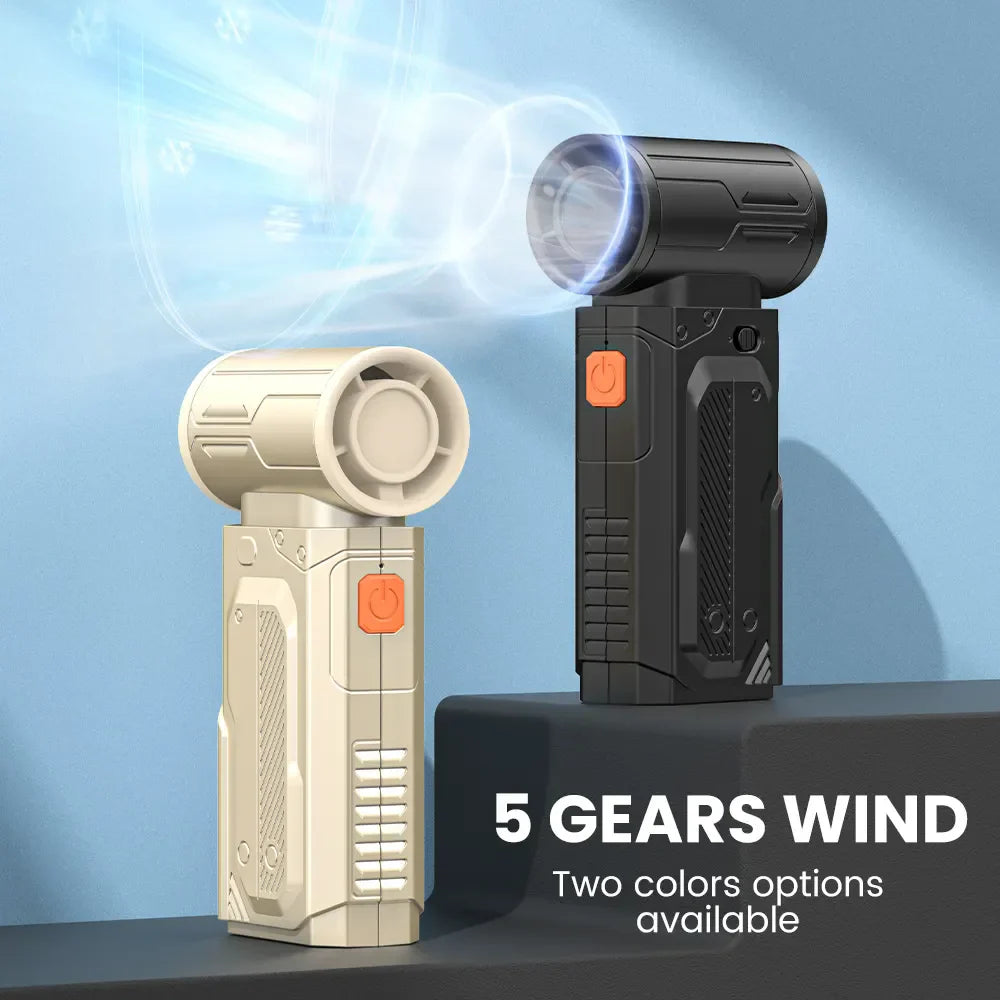 URGGU 130,000 RPM Mini Turbo Jet Fan – Rechargeable Duster