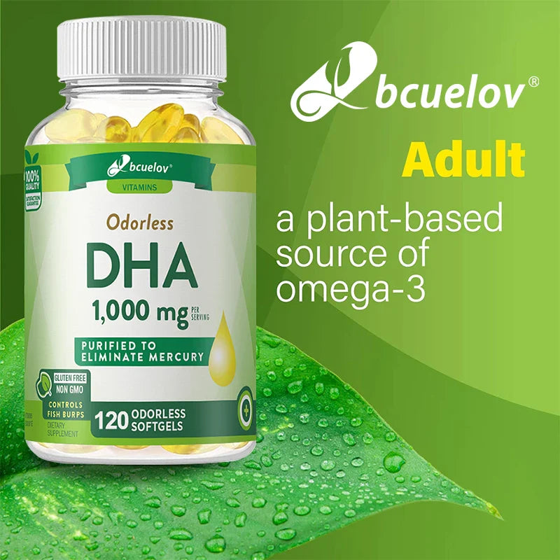 Bcuelov High Potency DHA Capsules – Brain & Cognitive Support