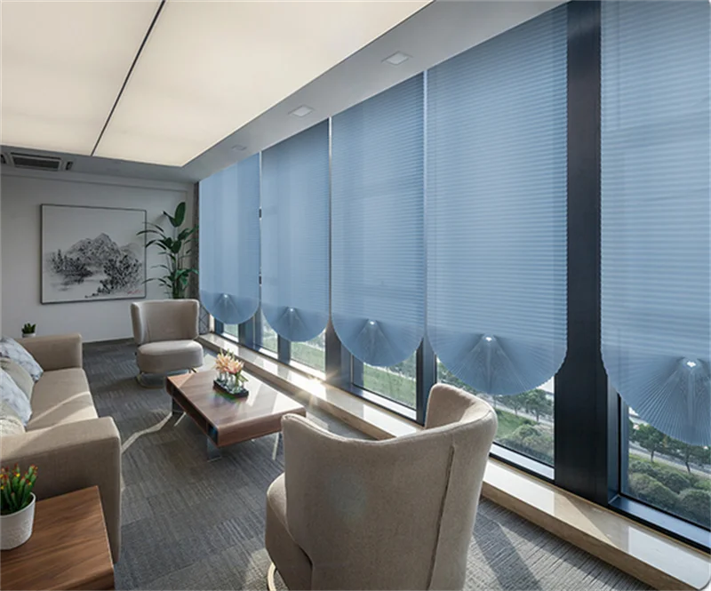Self-Adhesive Blinds Semi-Blind Window Curtains Bathroom Kitchen Balcony Office Blinds Pleated Curtains Peaceful Pleasures Health and Wellness