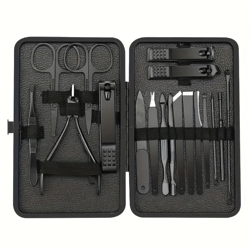 Deluxe Manicure & Pedicure Kit – Stainless Steel Nail Care Set