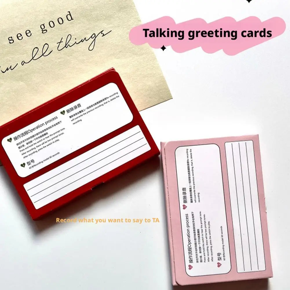 Personalized Voice Recordable Greeting Card for Keepsakes Peaceful Pleasures Health and Wellness
