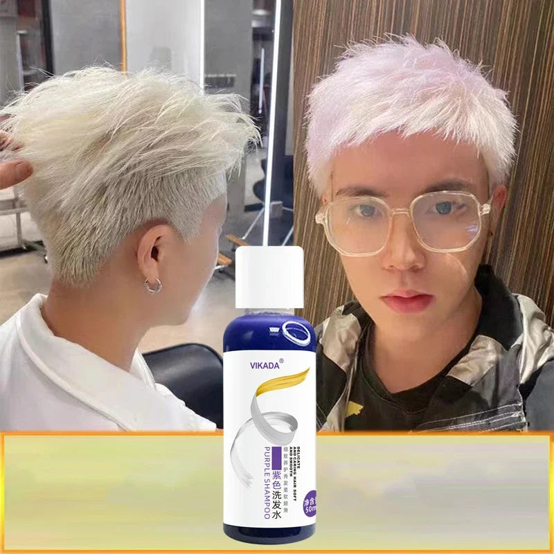 Purple Shampoo Washes Away Excess Yellow Hair Dye Naturally Protects Color Without Damaging Hair Strengthens Hair Repairs Hair Peaceful Pleasures Health and Wellness