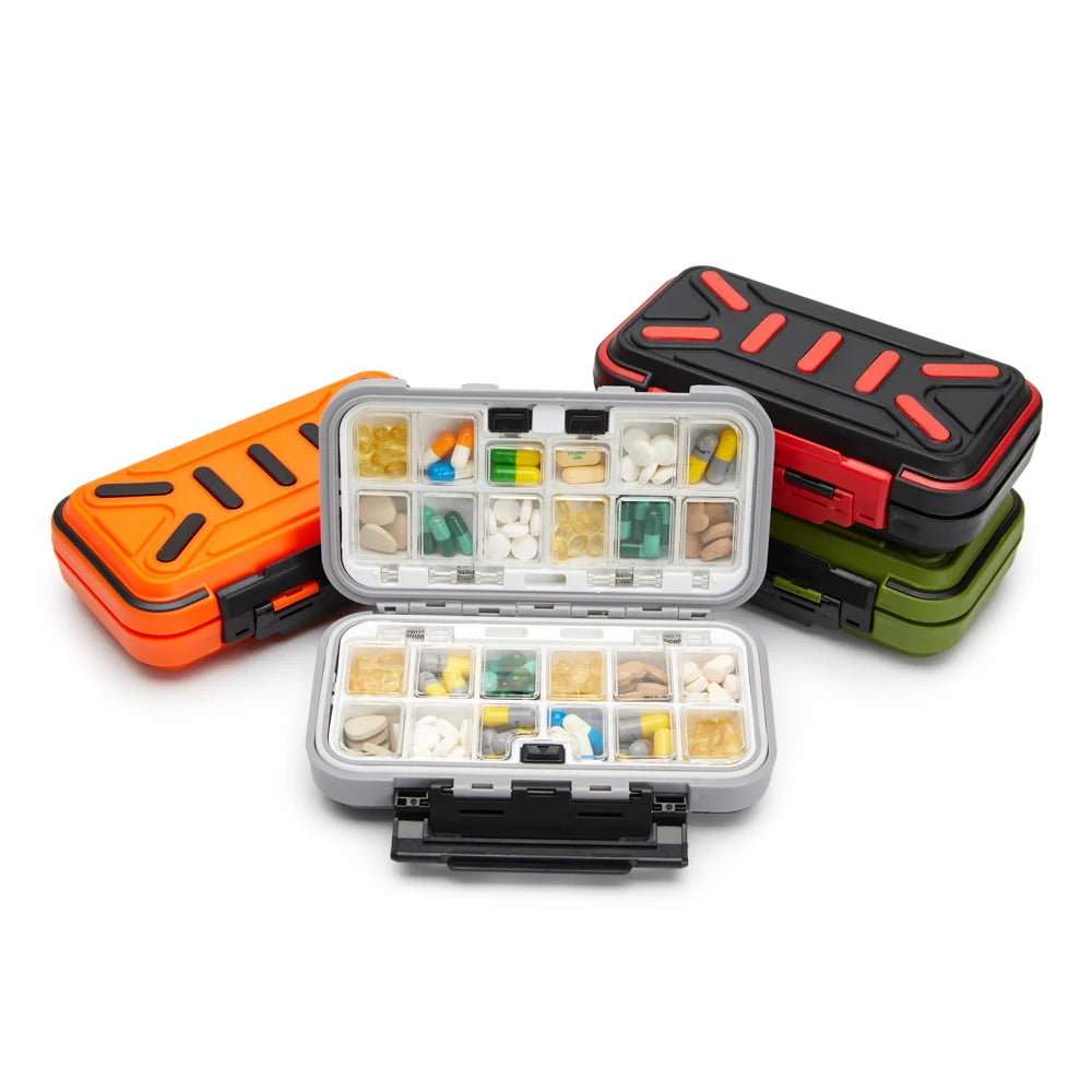 16 Grids Pills Box Weekly Pill Box Drug Boxes Travel Organizer Tablet Pillbox Pastillero Medicine Pillboxes Medicine Storage Peaceful Pleasures Health and Wellness