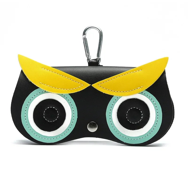 Women's Leather Eyeglass Case | Snap Closure, Scratch-Proof