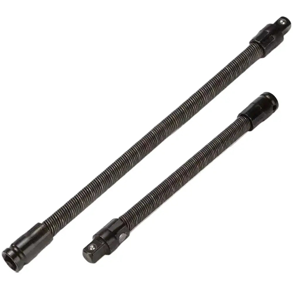 1/2" Flexible Extension Bar 250/350mm High Torque Flexible Shaft Drive Socket Extension Rod for Ratchet Wrench Auto Repair Tools Peaceful Pleasures Health and Wellness 1 set