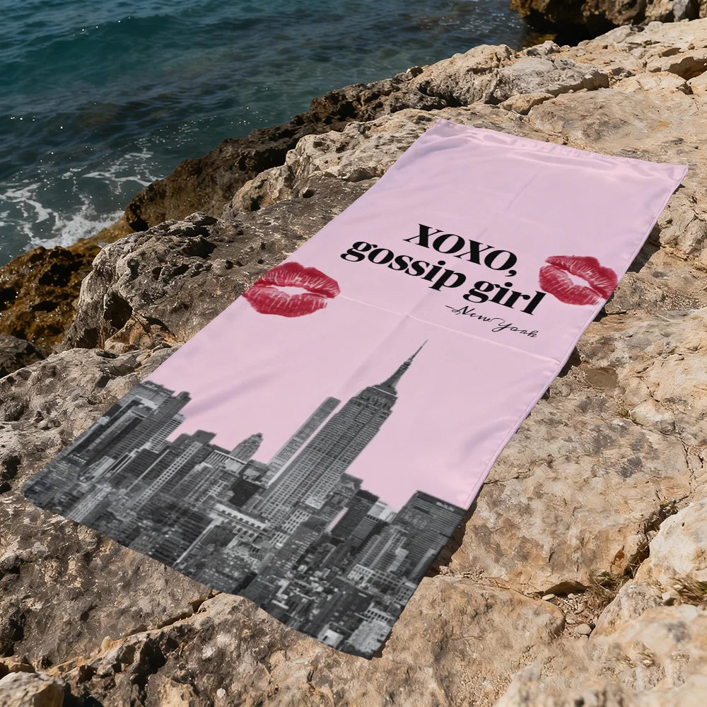 Quick Dry Beach Towel | Soft Lightweight Pool & Travel Towel Quick Dry Beach Towel Peaceful Pleasures Health and Wellness