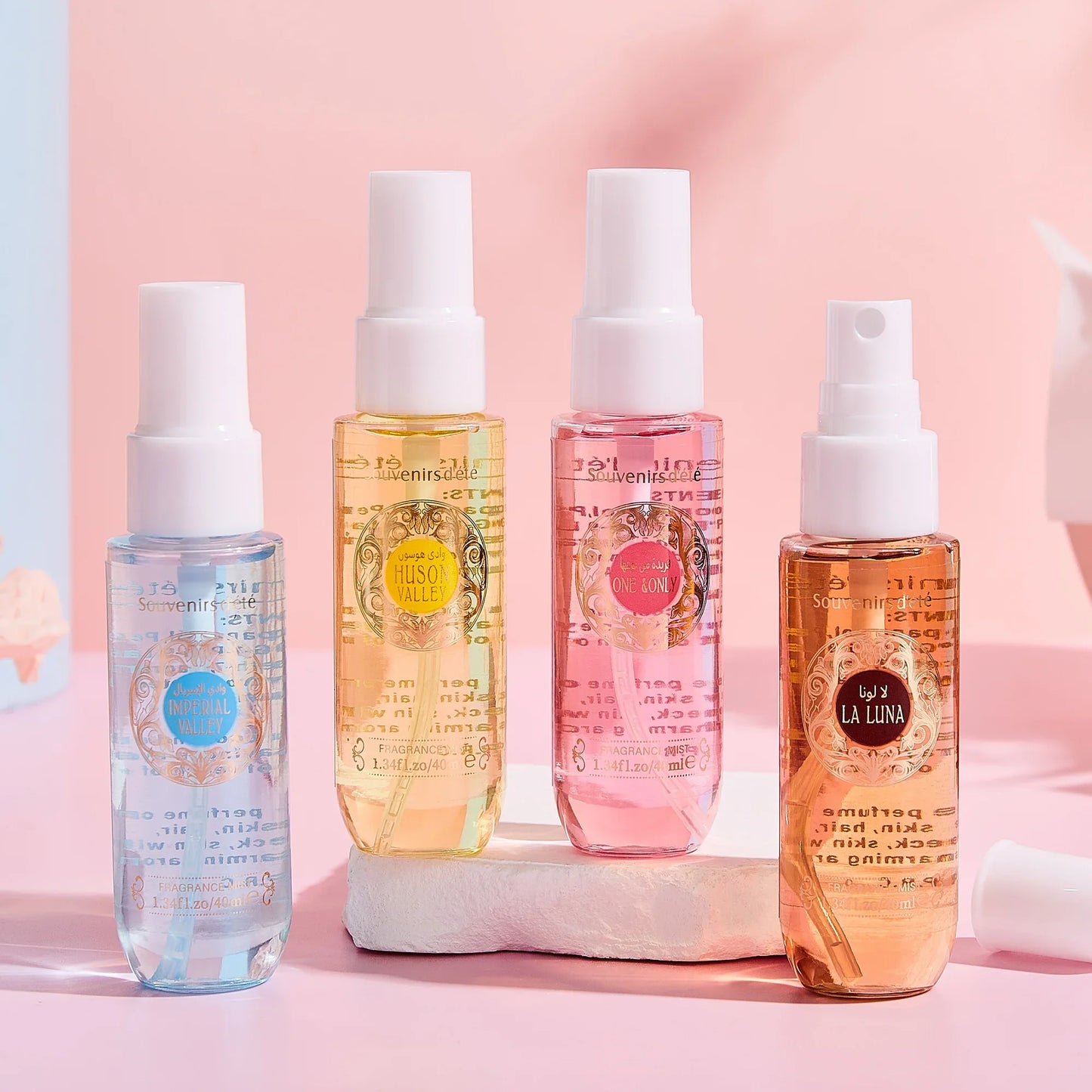 4-Piece Alcohol-Free Women's Body Spray Perfume Gift Set