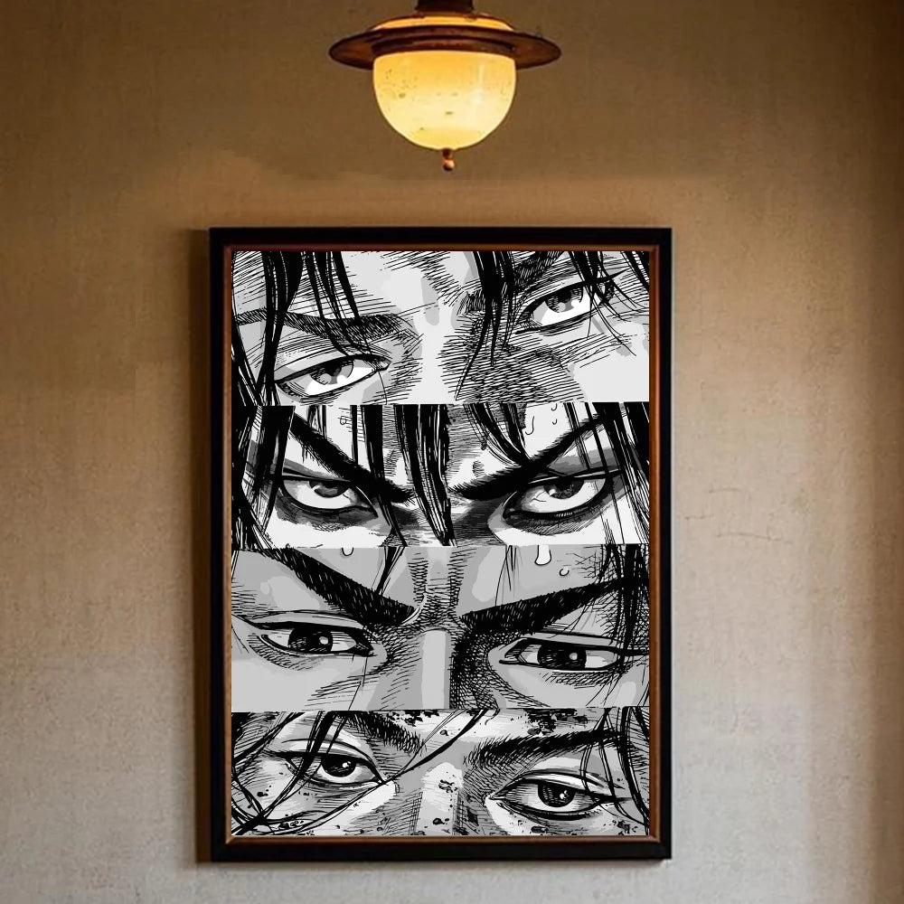 Vagabond Manga Poster – HD Waterproof Sticky Wall Art Decor Manga Wall Poster Peaceful Pleasures Health and Wellness