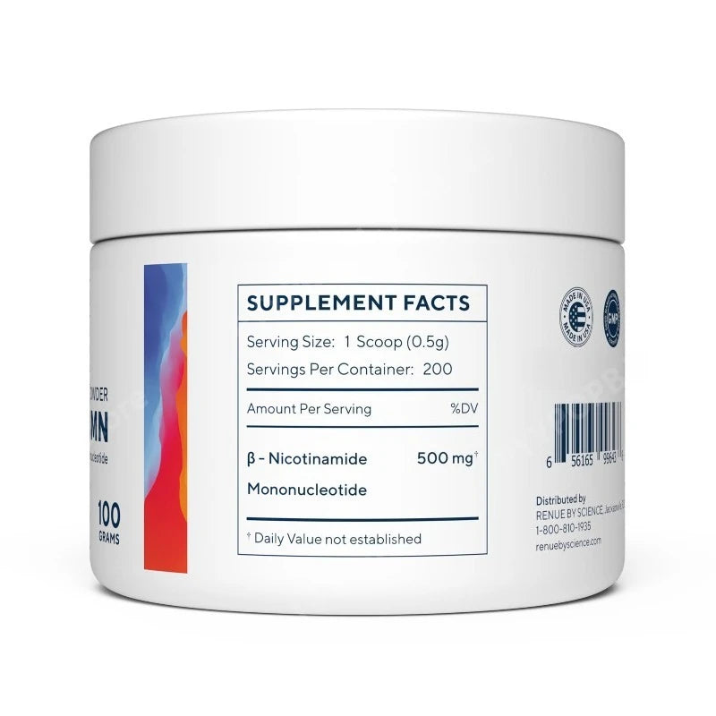 NMN Powder 100g | High Purity Nicotinamide Mononucleotide