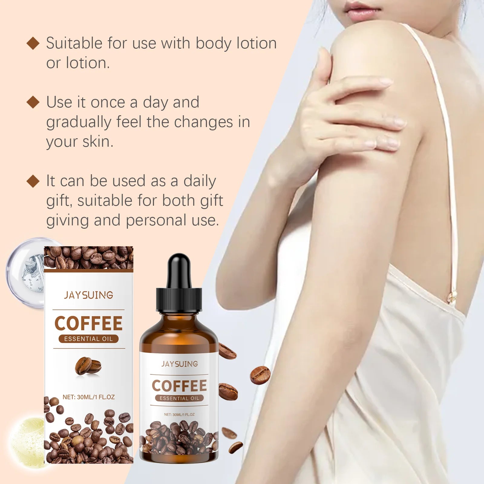 Coffee Nourishing Essential Oil for Deep Moisturizing Peaceful Pleasures Health and Wellness