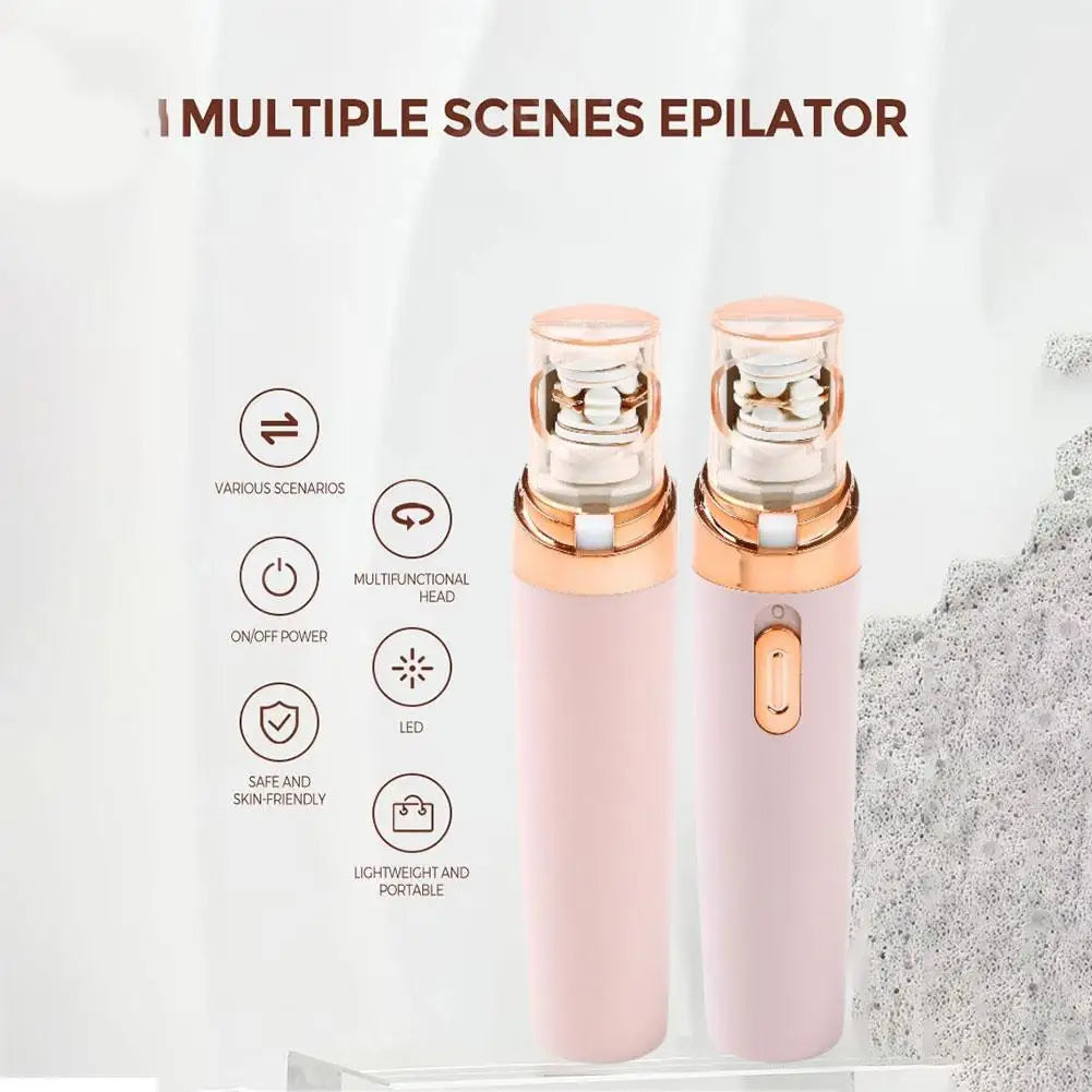2-in-1 Women's Electric Hair Remover – Gentle Full Body Shaver