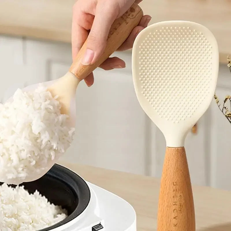 Silicone Rice & Cooking Spoon – Non-Stick, Heat-Resistant Kitchen Utensil