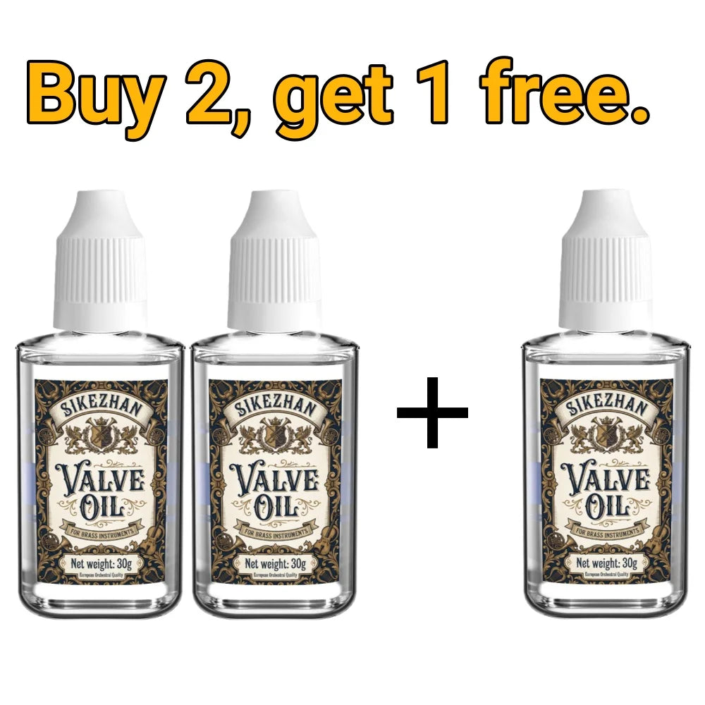 Premium Brass Valve Oil for Trumpet Trombone Tuba - Long-Lasting Piston Lubricant, Smooth Action & Fast Response Brass Care Oil Peaceful Pleasures Health and Wellness Buy 2 get 1 free.