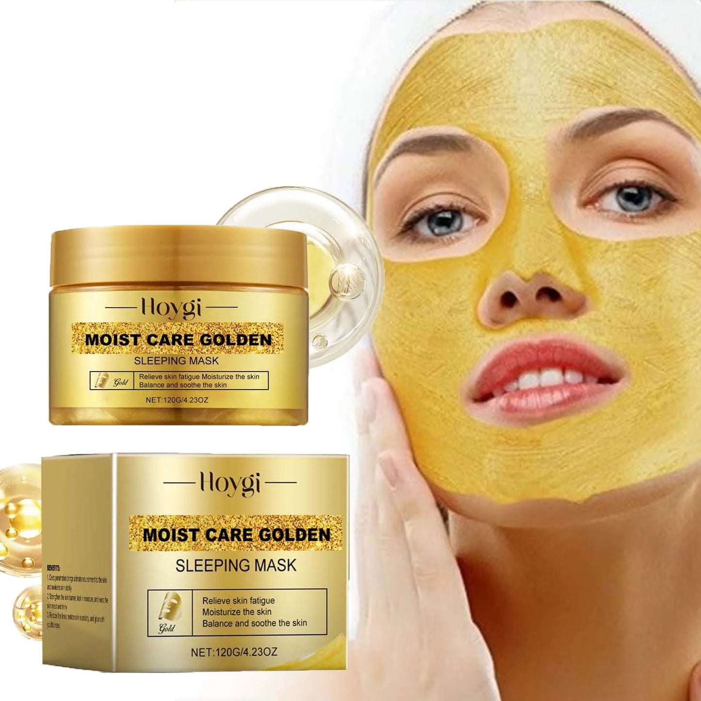 Gold Sleeping Mask – Niacinamide, Pore Tightening & Brightening