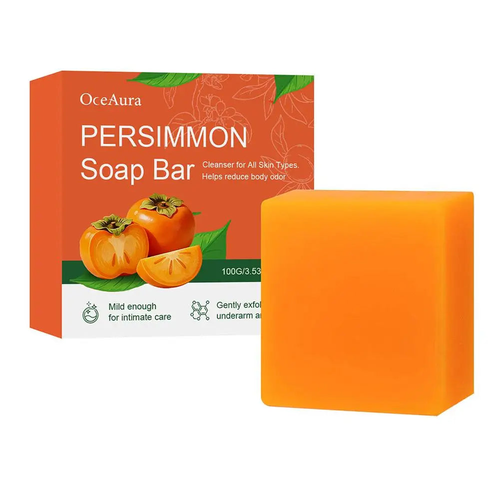 Persimmon & Green Tea Handmade Soap Bar – Face & Body