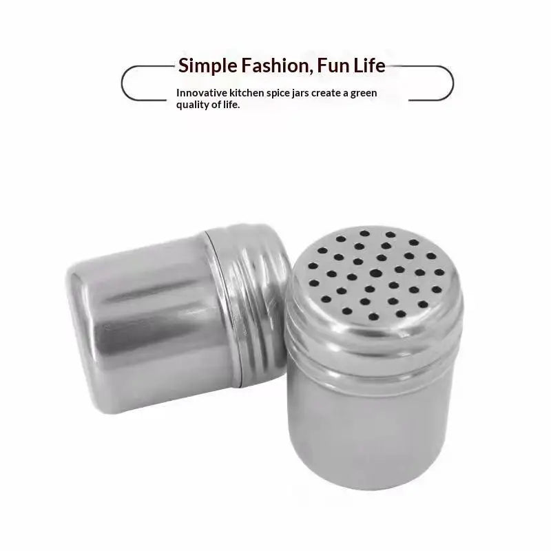 Stainless Steel Spice Shaker Jar – Adjustable, Rust-Resistant