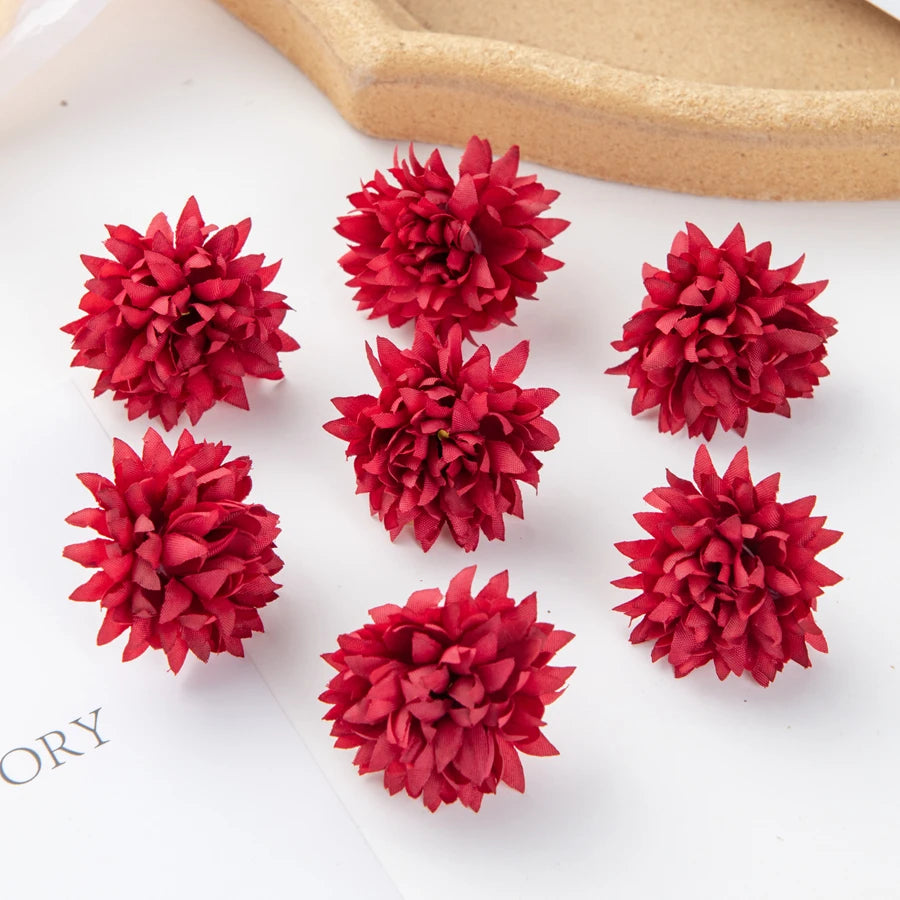 50/100 Silk Carnation Flower Heads – Wedding & DIY Décor