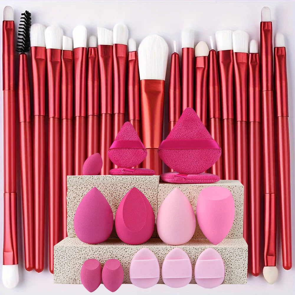 RUNTOIN 20Pcs Makeup Brush Set – Foundation, Blush & Eye