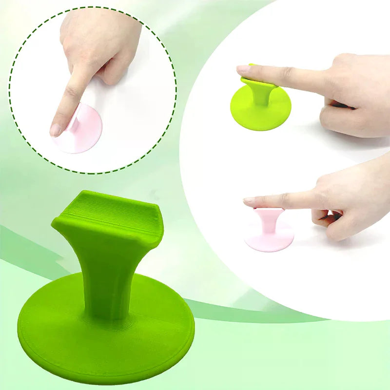 1PCS Portable Plastic Manicure Finger Support Stand Nail Art Locator Professional Finger Fixing Tool for Salon & Home Use Peaceful Pleasures Health and Wellness