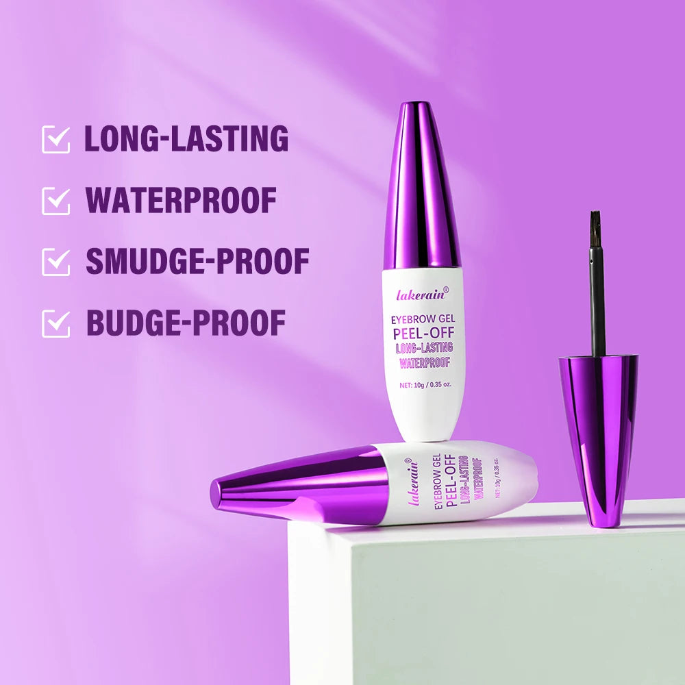 Waterproof Tattoo Peel Off Eyebrow Gel Tint long-lasting Semi Permanent Brow Tint Transfer-proof Defined Looking Brows Cosmetics Peaceful Pleasures Health and Wellness