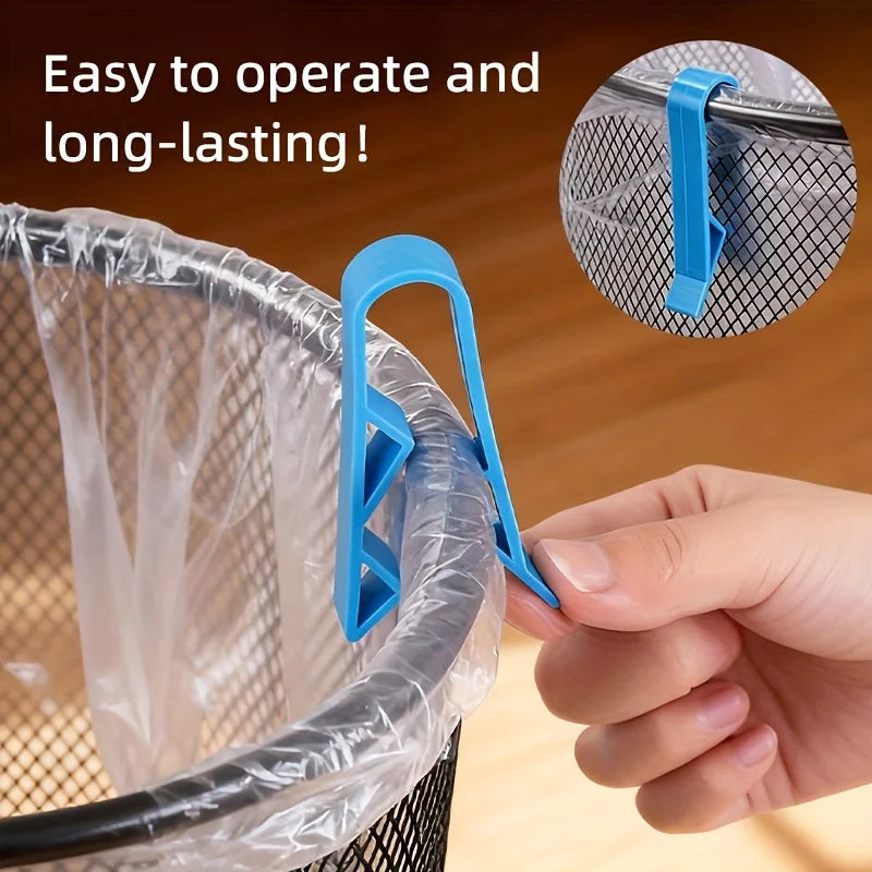 7-Pack Garbage Clips/bag Holders, Durable Kitchen Accessories for Easy Trash Management, Essential Home Organization Tools Peaceful Pleasures Health and Wellness