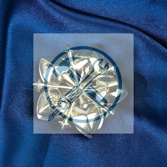 Crystal Peach Blossom Brooch Pin | Floral Jewelry Gift Floral Brooch Pin Peaceful Pleasures Health and Wellness