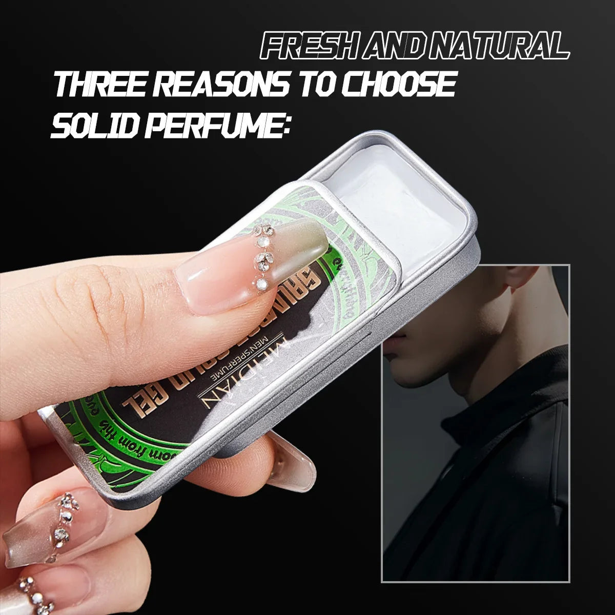 Men's Solid Perfume Balm Set – Fresh Long-Lasting Fragrance