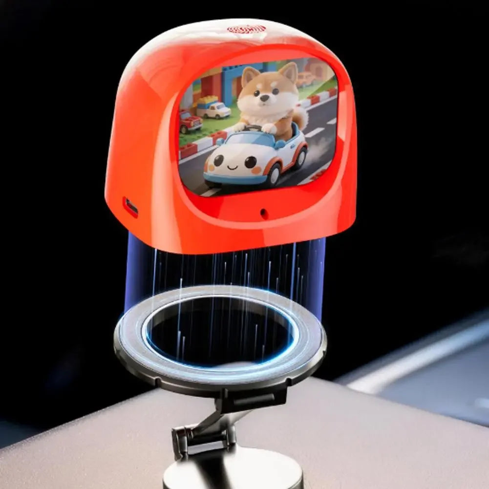2026 Ai Robot Electronic Pet Intelligent Robot Car Toy Ornament With Facial Expressions Car Interior Gift Partner Decor Ornament Peaceful Pleasures Health and Wellness