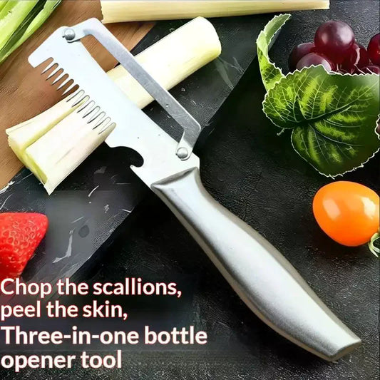 HELTC Stainless Steel Peeler with Bottle Opener | Fruit & Veg Vegetable Peeler Peaceful Pleasures Health and Wellness Default Title