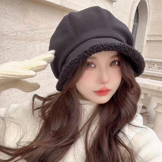 Women's Winter Fleece Bucket Hat – Warm One Size Fisherman Winter Bucket Hat Peaceful Pleasures Health and Wellness black XL