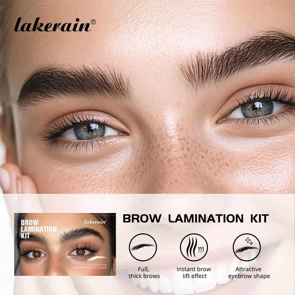 Semi-permanent Brow Lift Perming Brow Lamination Kit Professional With Cling Film Nutrition Keratin Perming Lotion For Home Use Peaceful Pleasures Health and Wellness