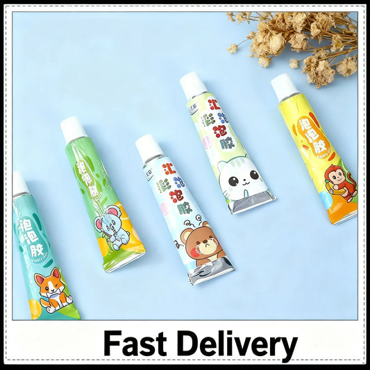 Bubble Blowing Gel Tubes – Kids Party Favours & Carnival Prizes Bubble Blowing Toy Oasis Select