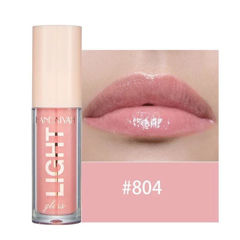12-Color Mirror Pearl Lip Gloss – Glitter Glaze Liquid Lipstick