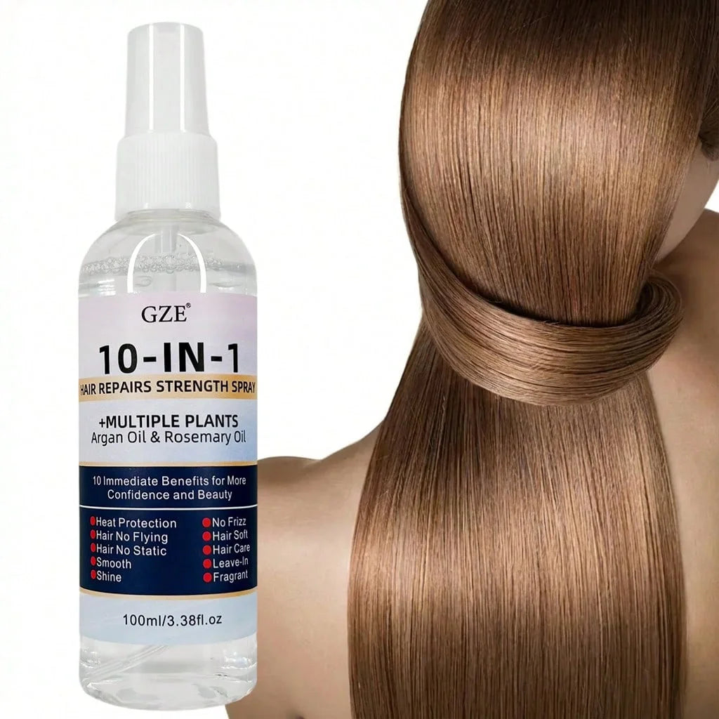 GZE 10-in-1 Leave-In Conditioner Spray | Argan & Rosemary Oil