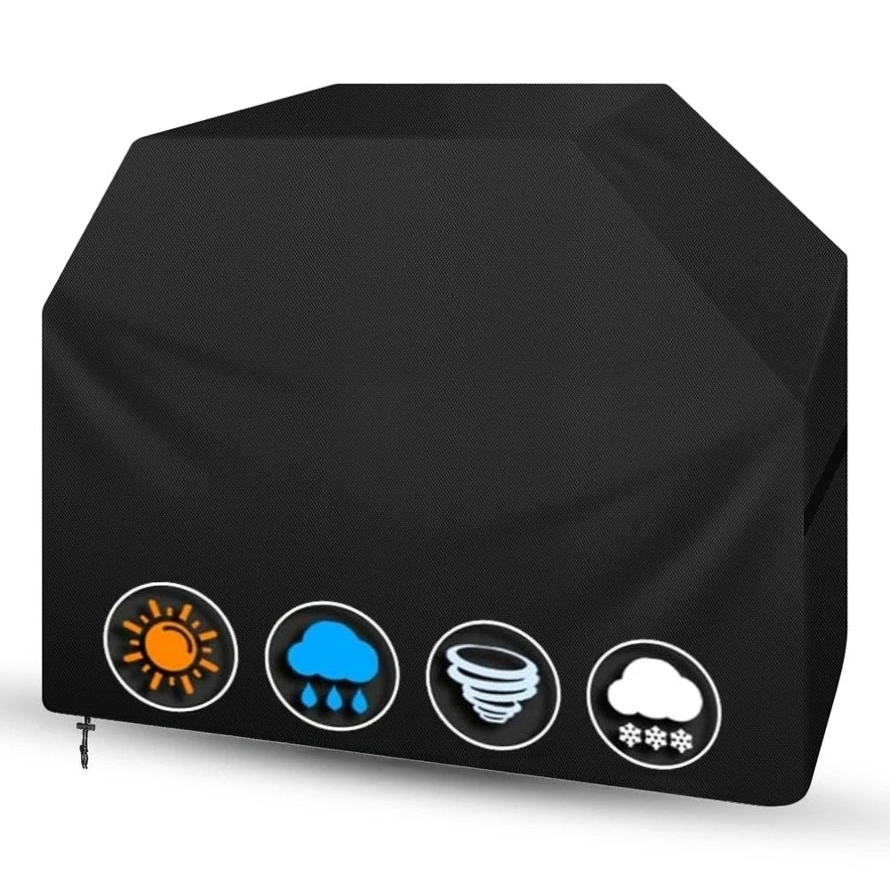 Waterproof BBQ Covers Barbecue Cover Gas Grill Cover for Grill Protection Windproof Dust Rip-proof UV Protection W/ Storage Bag Peaceful Pleasures Health and Wellness
