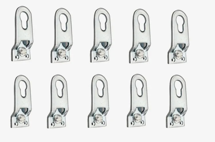 10-Pack Metal Keyhole Picture Hangers | Frame & Cabinet Fasteners