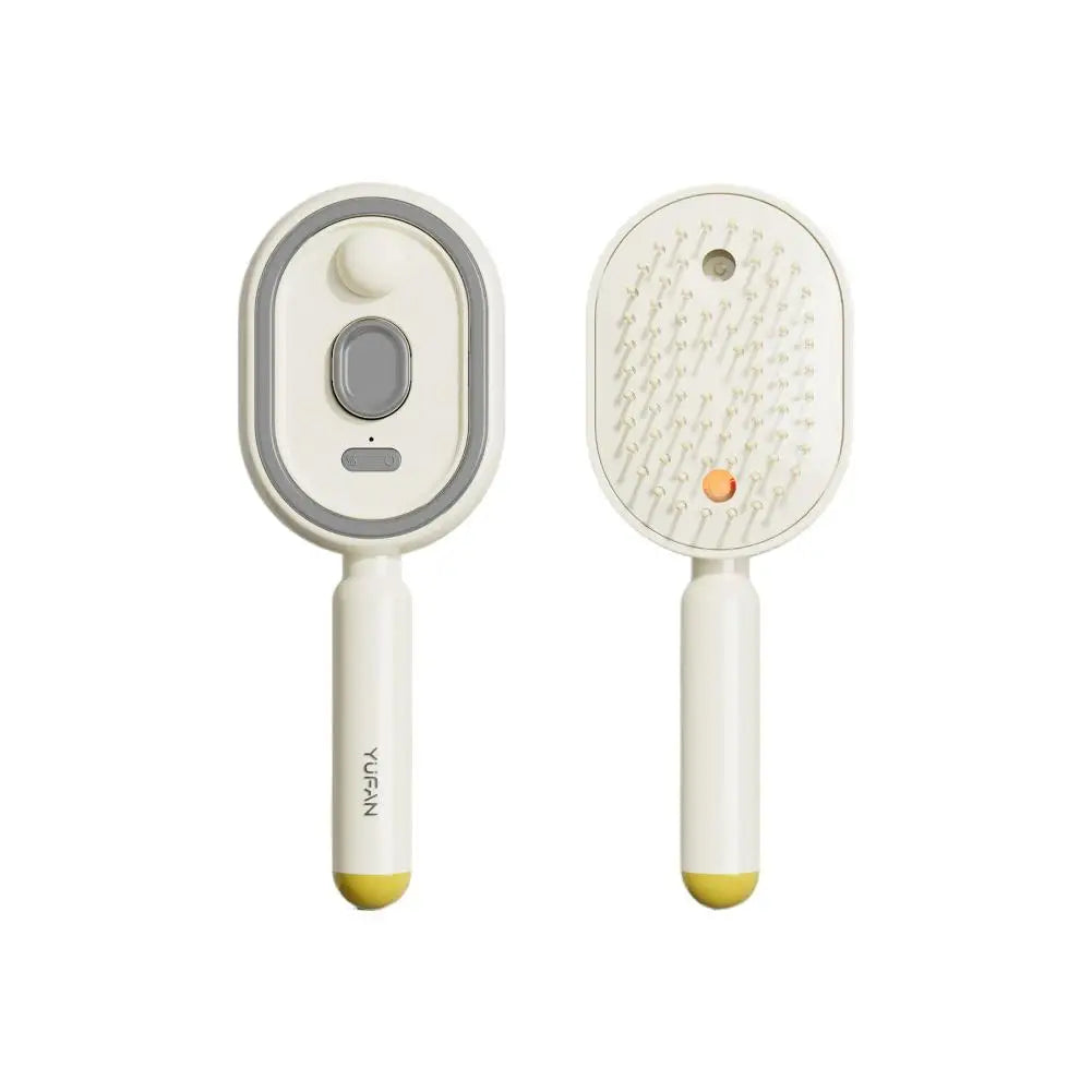 Hair Care Air Bag Spray Massage Comb Scalp Massage Hairbrush Essential Oil Atomization Deeply Nourishes Hair Roots Peaceful Pleasures Health and Wellness beige