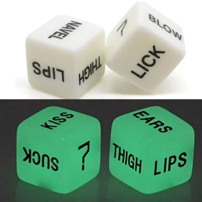 Glow in the Dark Dice 16mm – Acrylic Party Game Dice