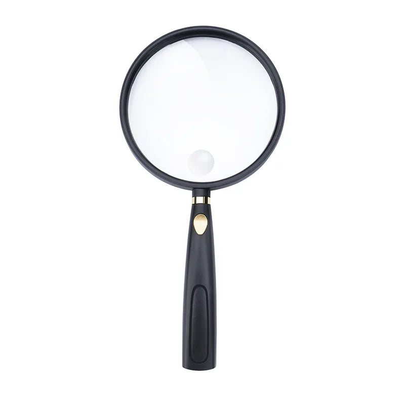 Handheld Magnifying Glass, Japanese High-Definition Optical Glass, Elderly Reading, Children Reading, and Students Peaceful Pleasures Health and Wellness 110mm