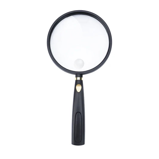 Handheld Magnifying Glass, Japanese High-Definition Optical Glass, Elderly Reading, Children Reading, and Students Peaceful Pleasures Health and Wellness 110mm