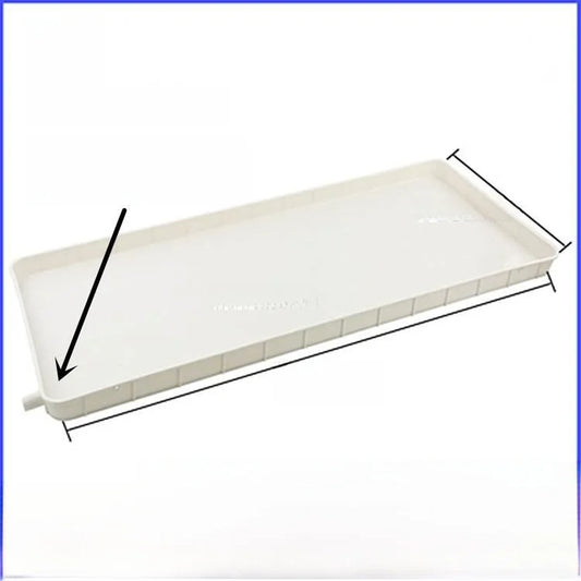 Rectangular Plastic Drainage Tray for Long Narrow Flower Pots Plant Drainage Tray Peaceful Pleasures Health and Wellness