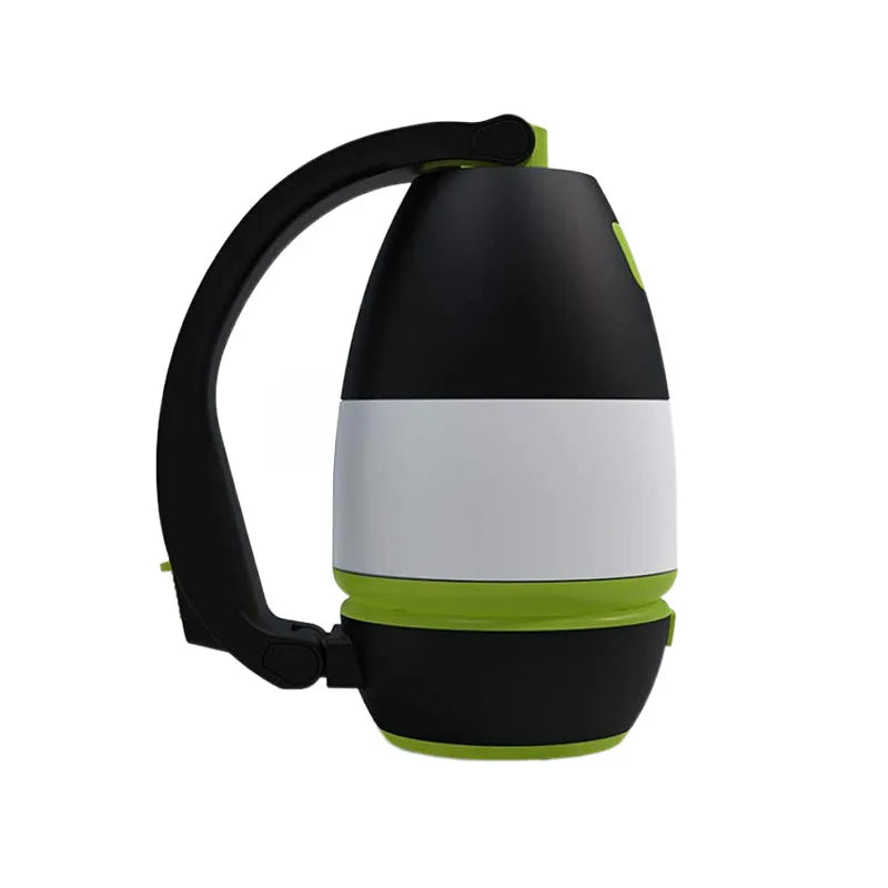 3-in-1 LED Camping Lamp, Desk Light & Flashlight | USB Rechargeable LED Camping Lantern Peaceful Pleasures Health and Wellness green 10 W